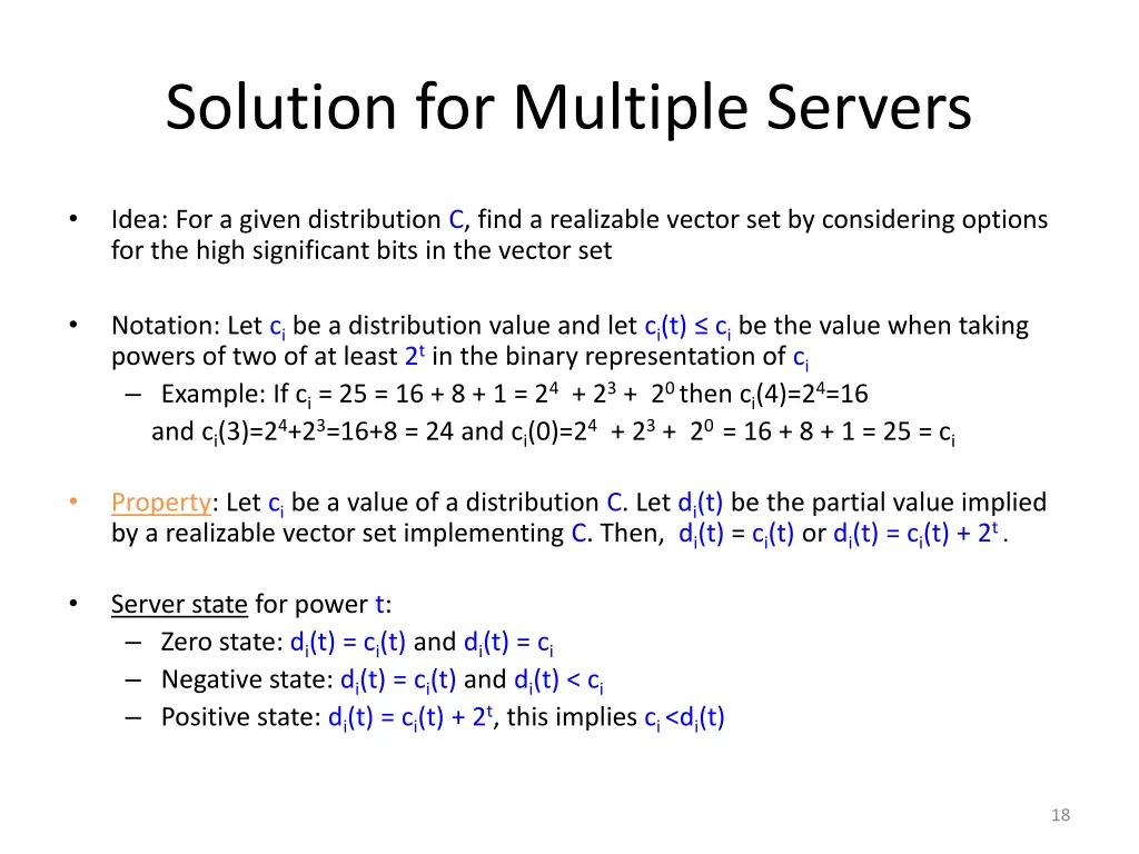 solution for multiple servers