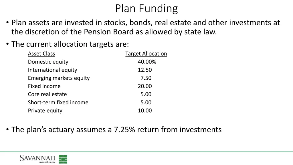 plan funding 2