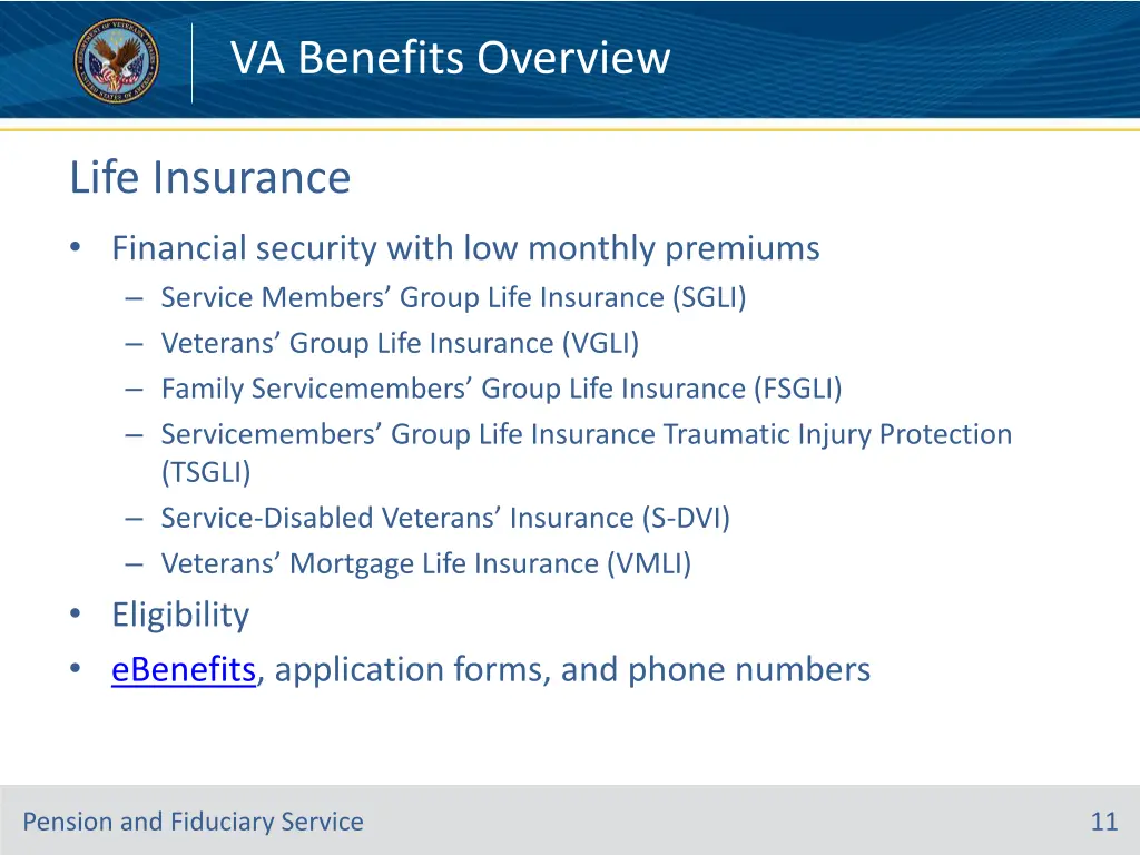 va benefits overview 10