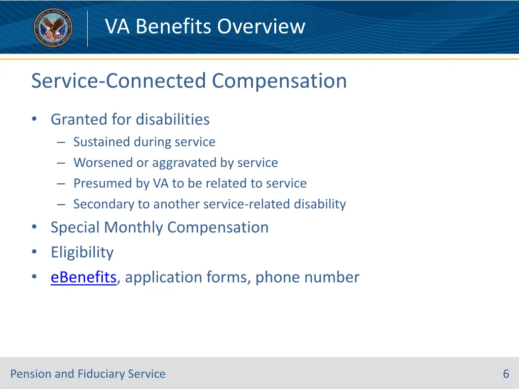 va benefits overview 5