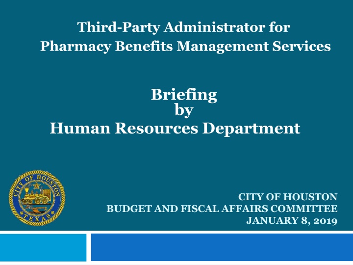 third party administrator for pharmacy benefits