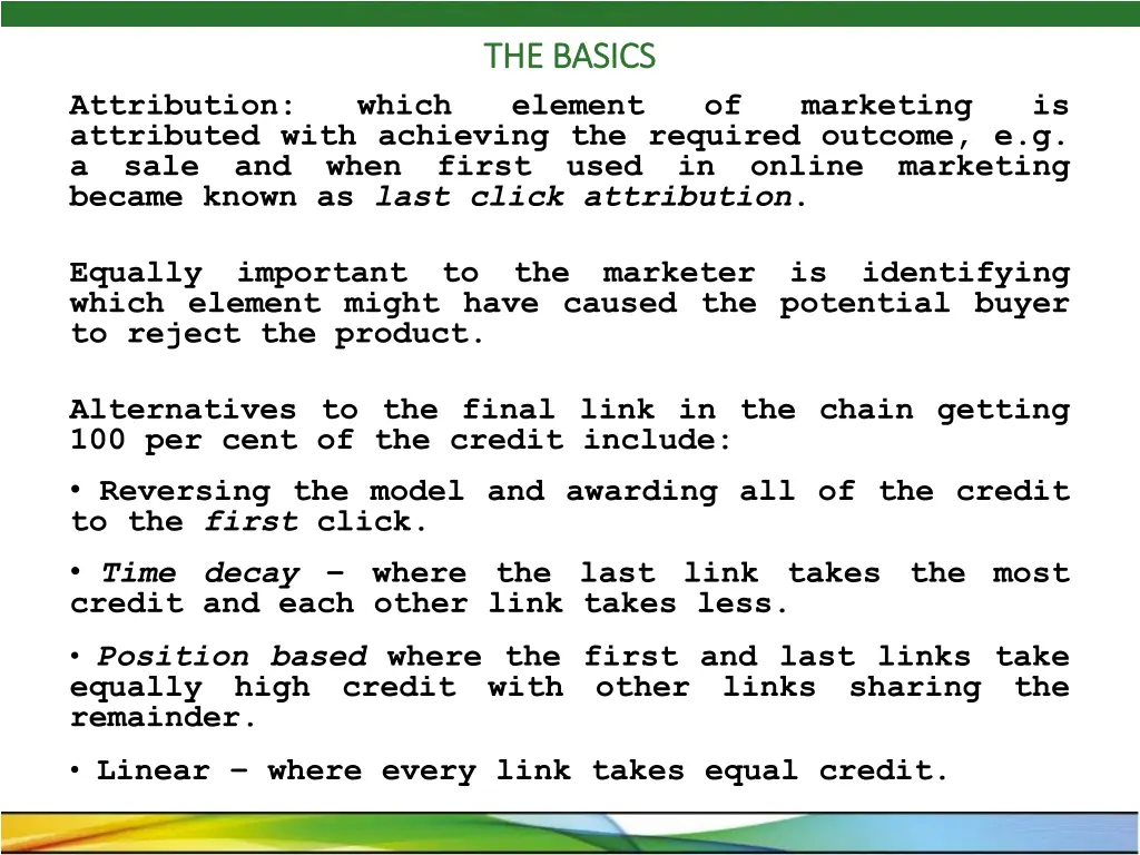the basics the basics element