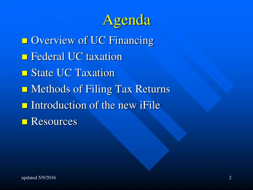 agenda