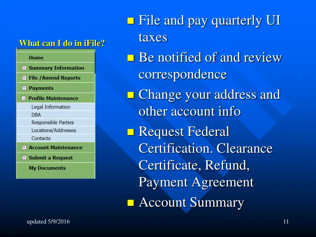 file and pay quarterly ui taxes be notified