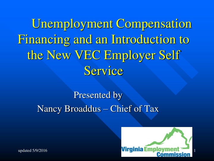 unemployment compensation financing