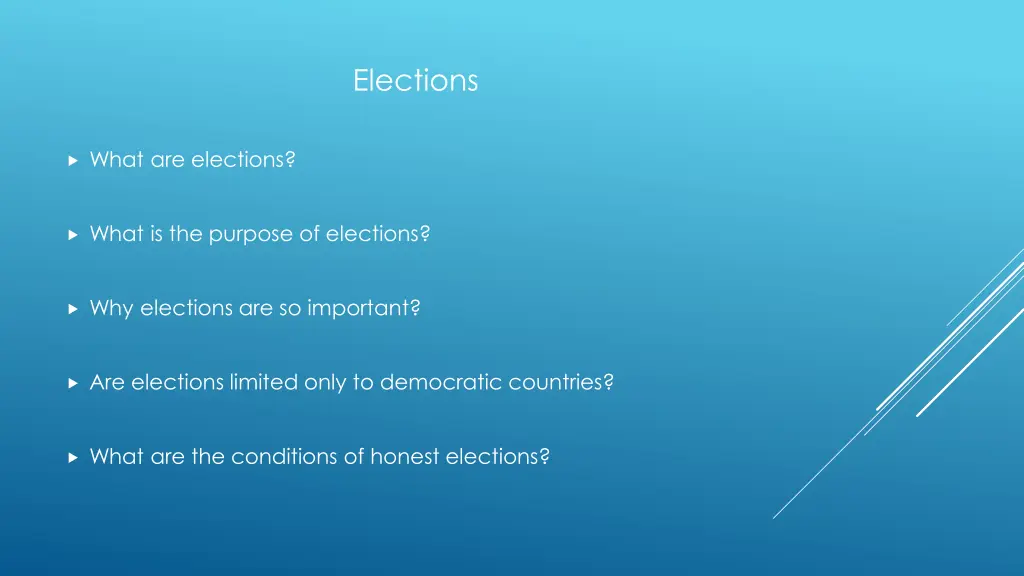 elections