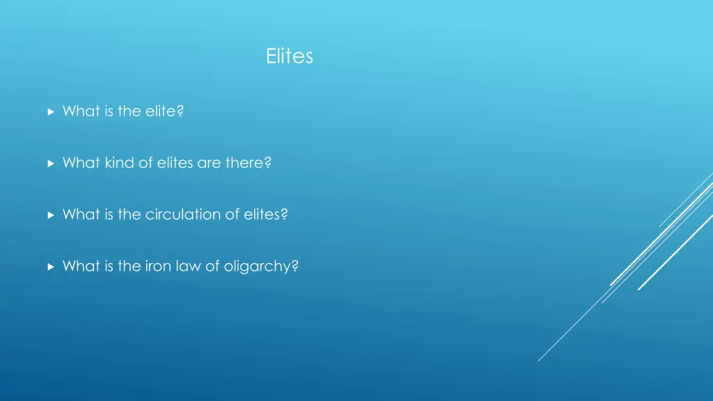 elites
