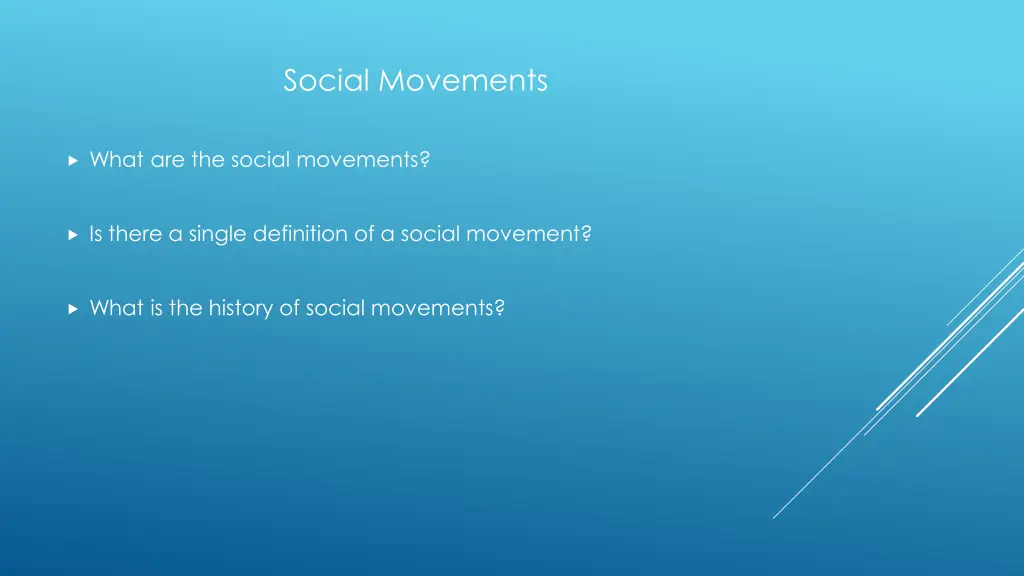 social movements