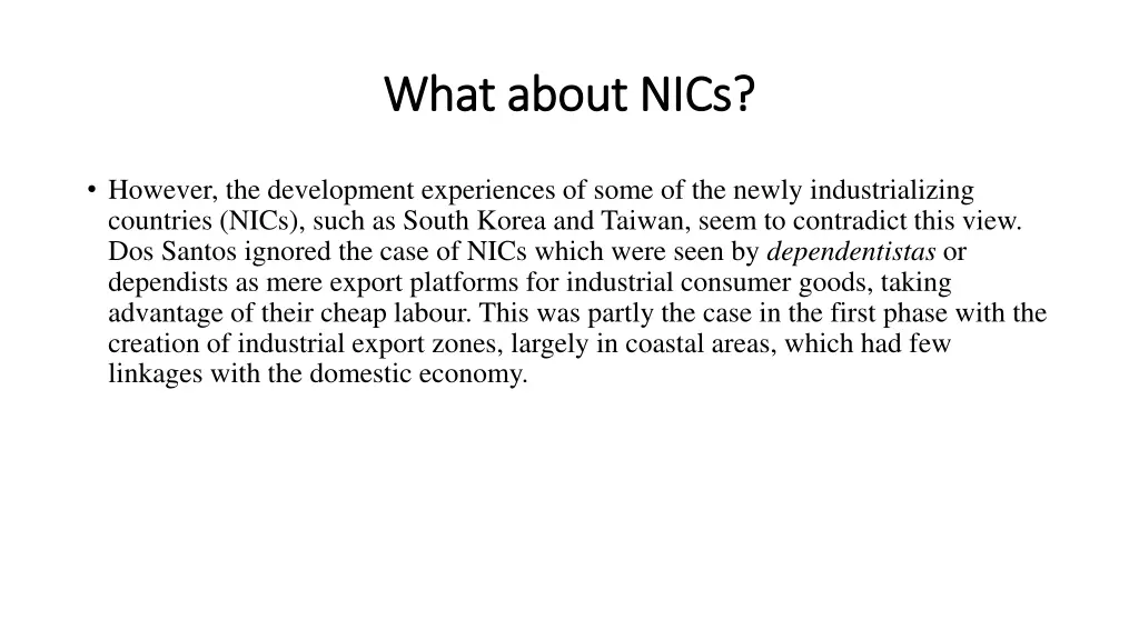 what about nics what about nics