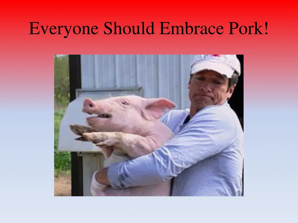 everyone should embrace pork