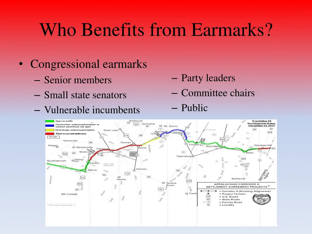 who benefits from earmarks