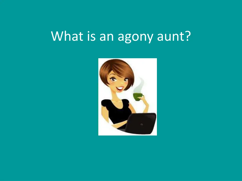 what is an agony aunt