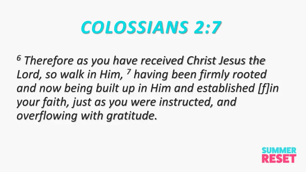 colossians 2 7
