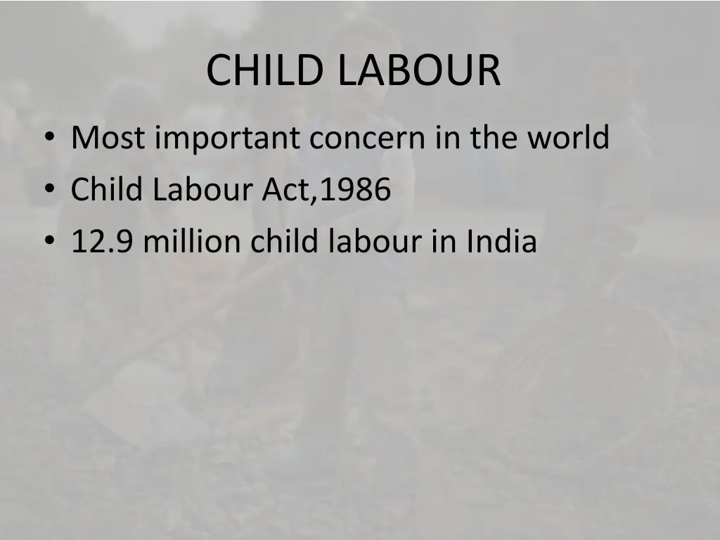 child labour