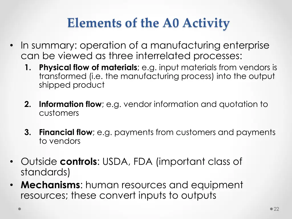 elements of the a0 activity 1
