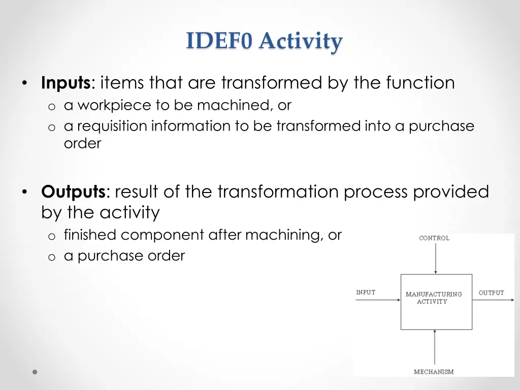 idef0 activity