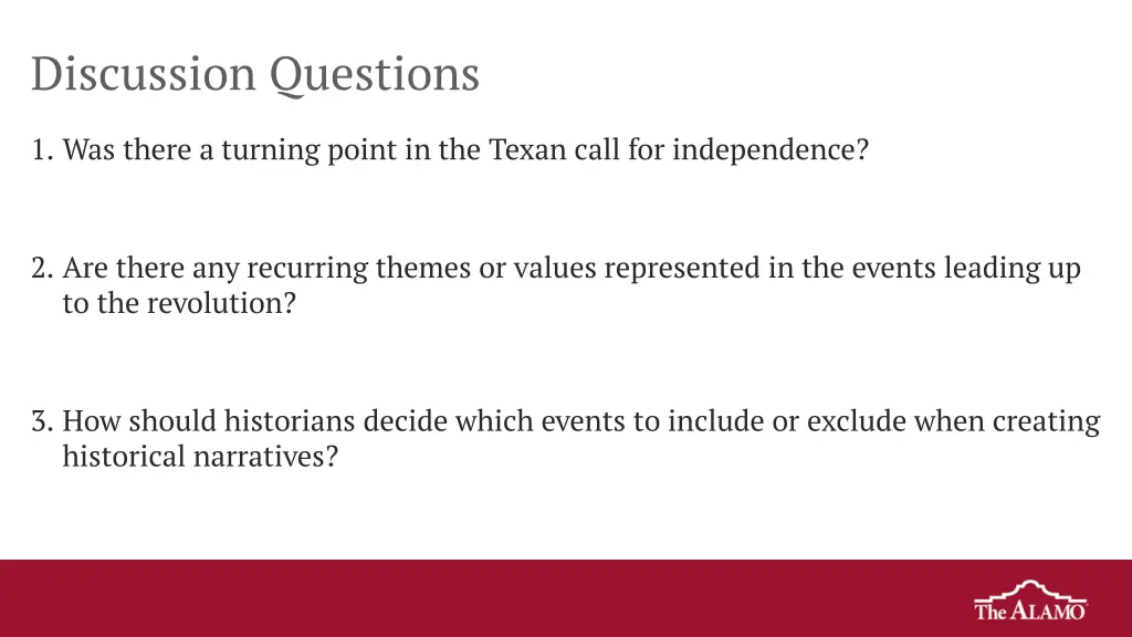 discussion questions 1
