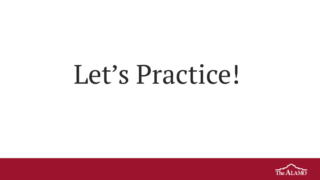 let s practice
