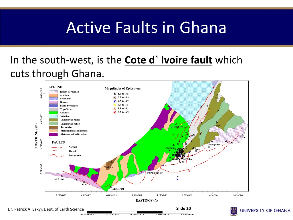 active faults in ghana 1