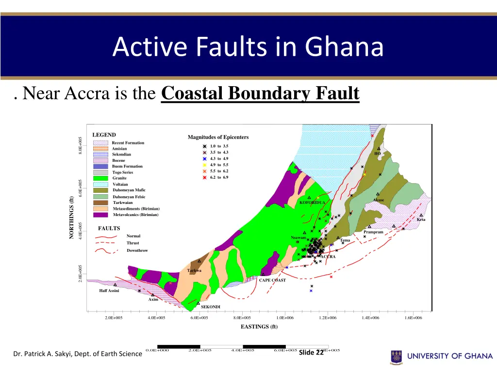 active faults in ghana 3