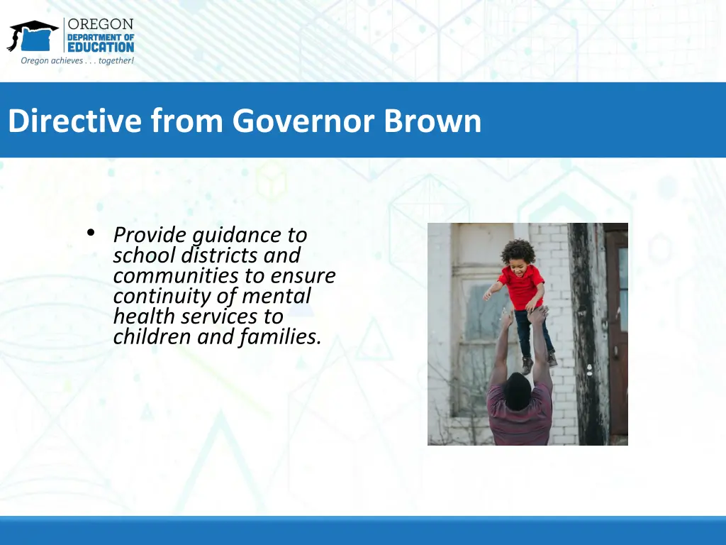 directive from governor brown