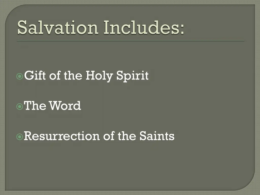 gift of the holy spirit