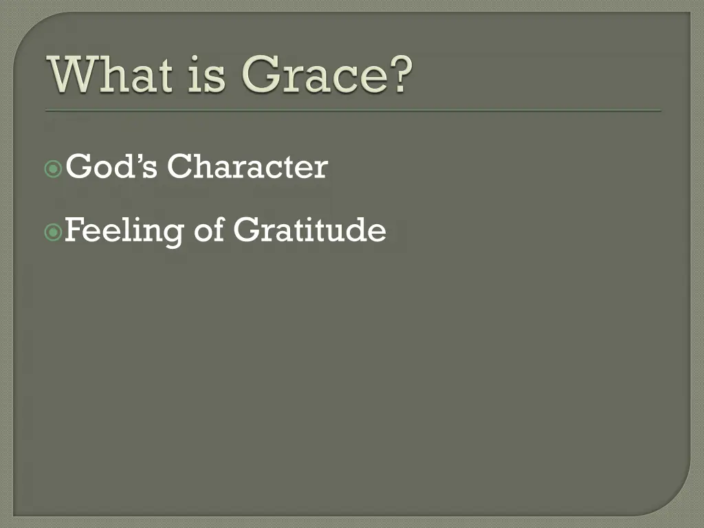god s character 1