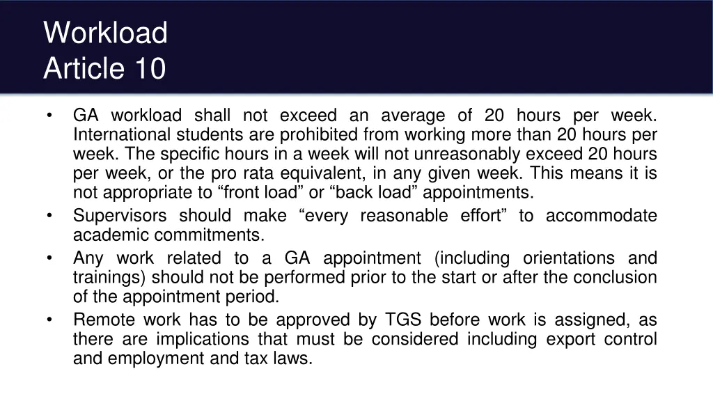 workload article 10