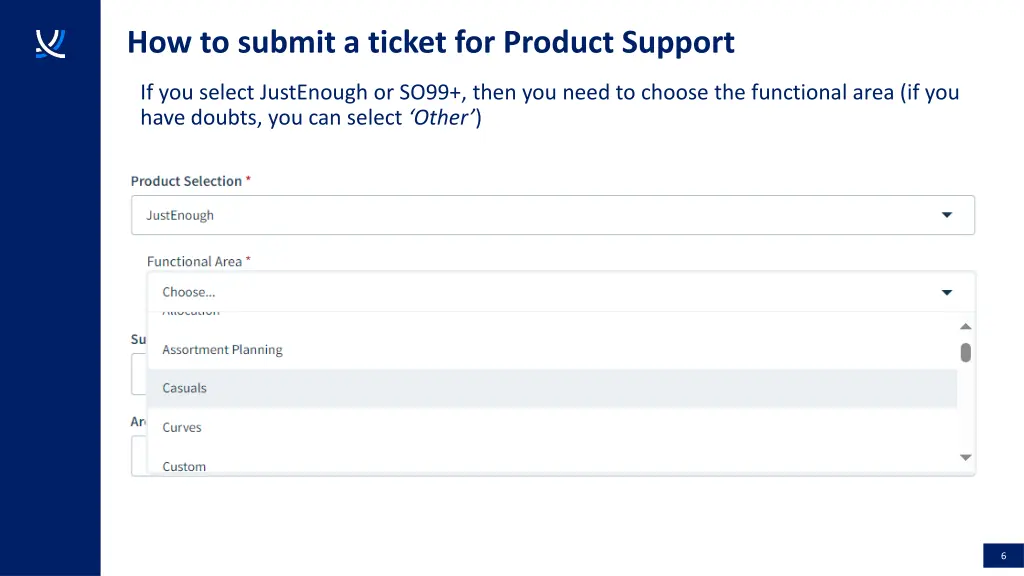 how to submit a ticket for product support 1