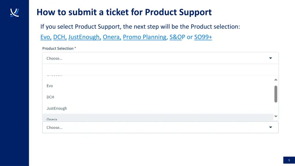 how to submit a ticket for product support