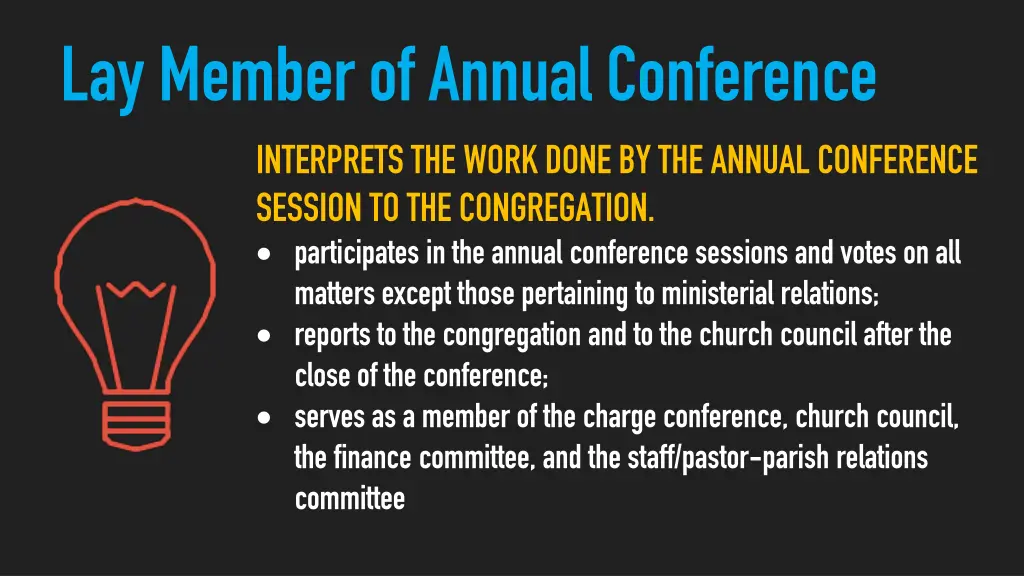 lay member of annual conference