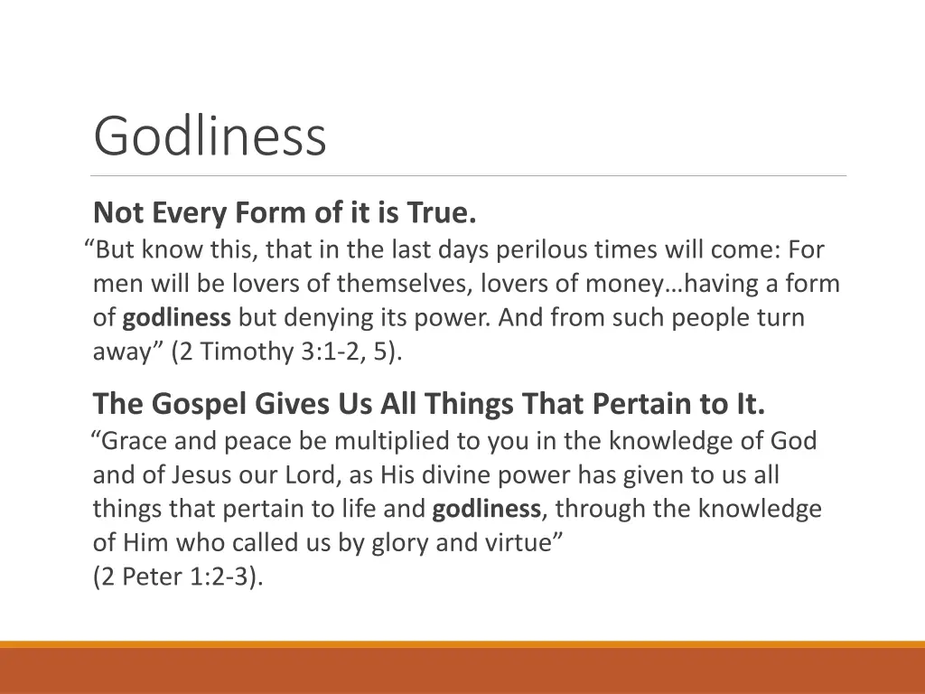 godliness 1