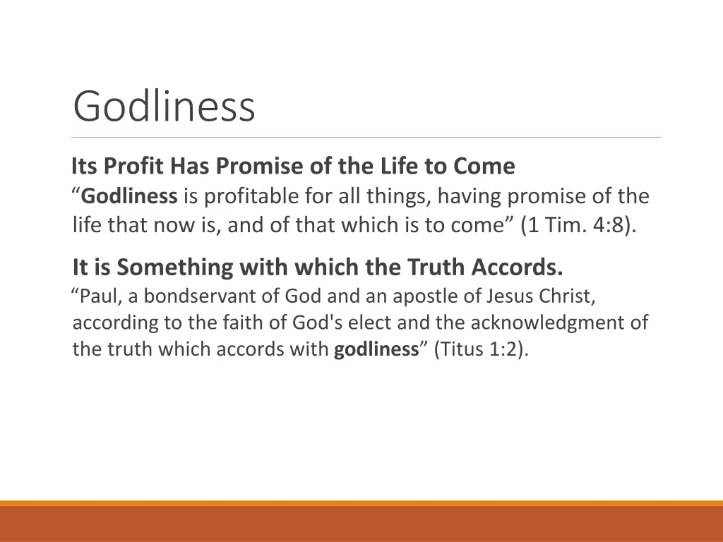 godliness 3