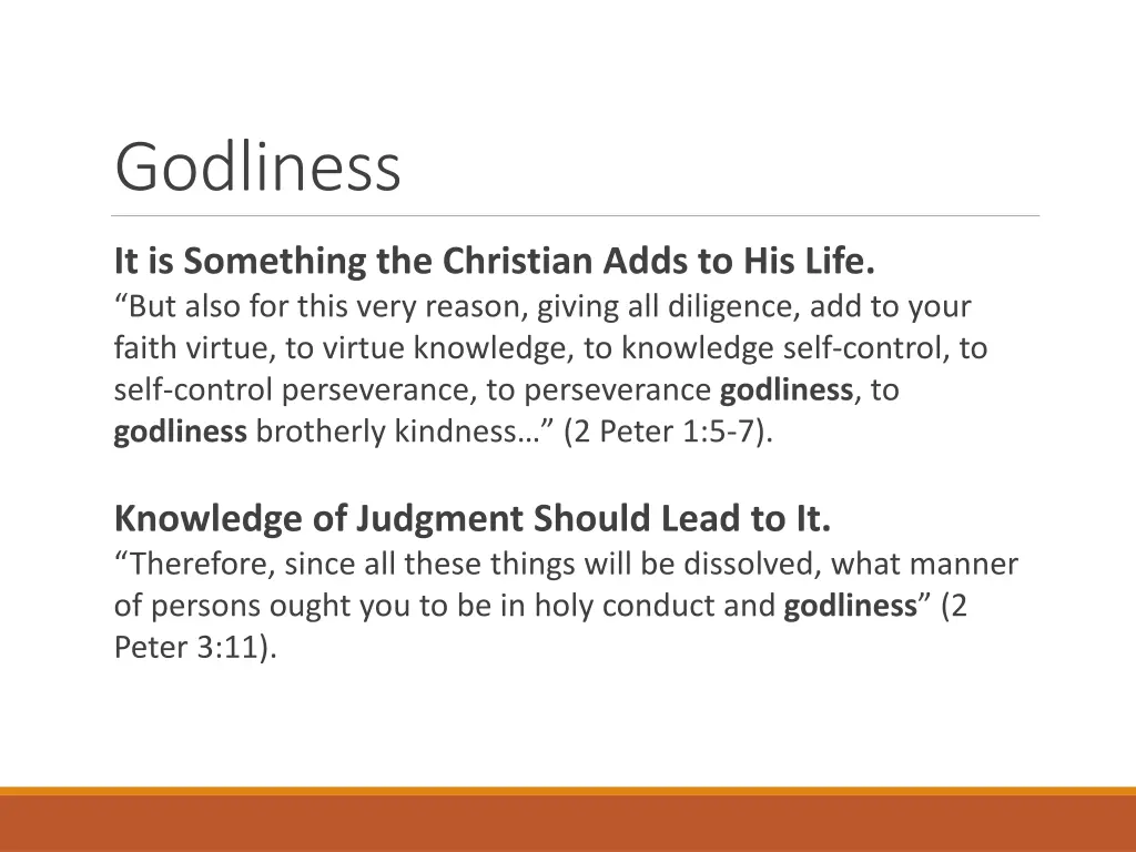 godliness 4