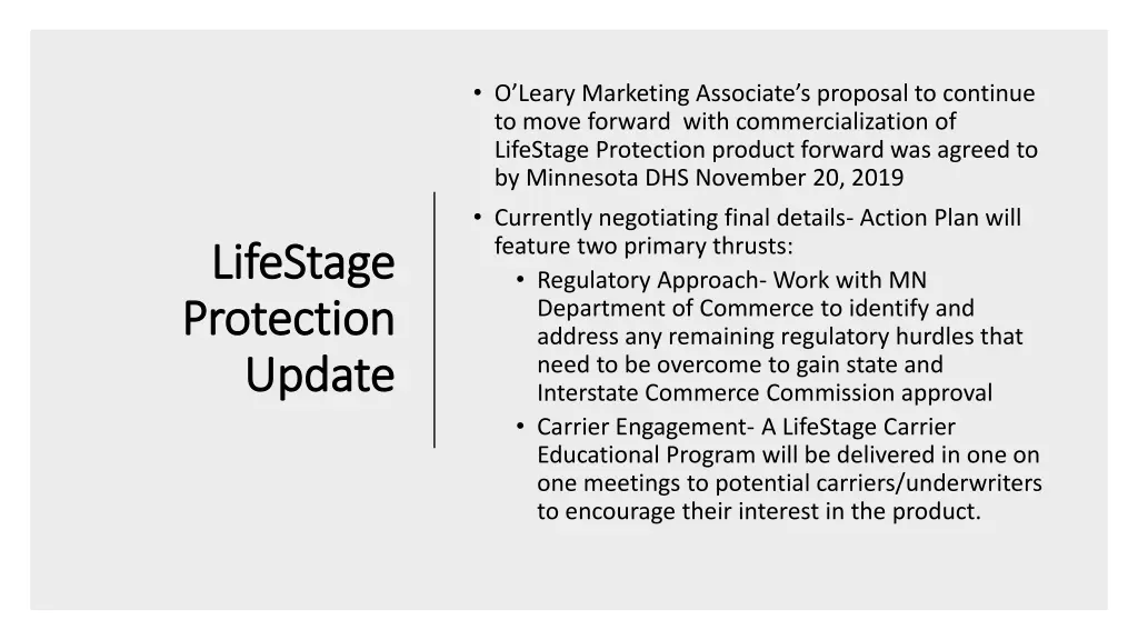 o leary marketing associate s proposal