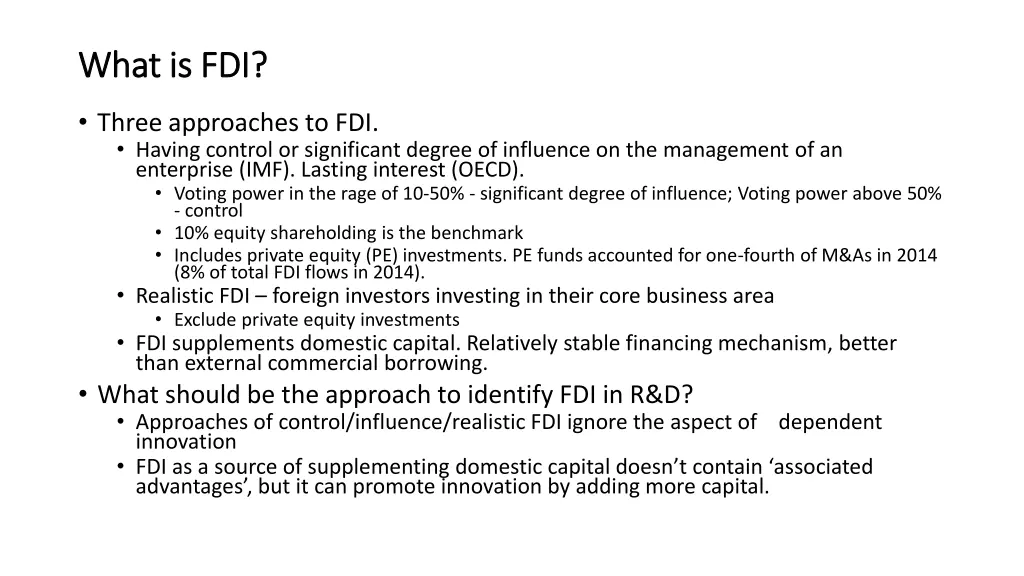 what is fdi what is fdi