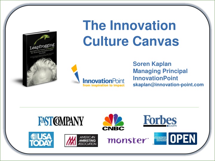 the innovation culture canvas