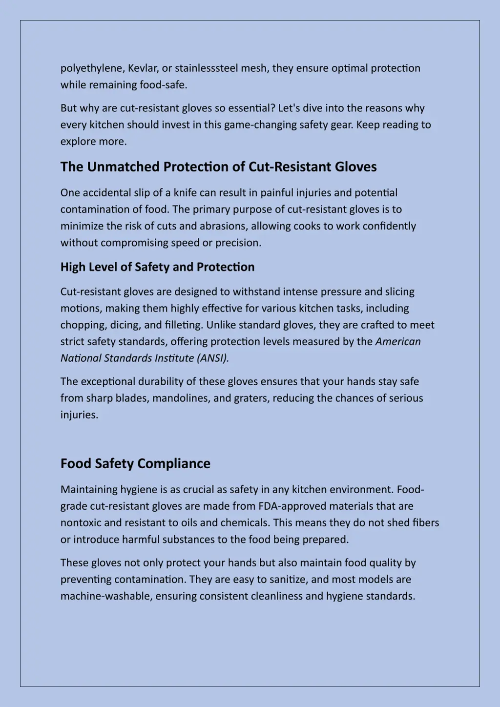 polyethylene kevlar or stainlesssteel mesh they