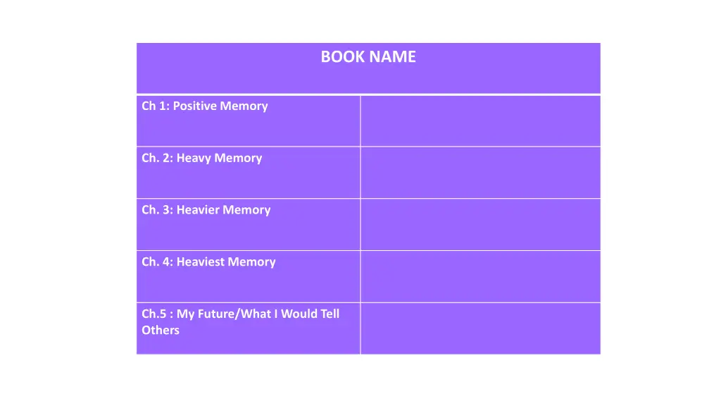 book name