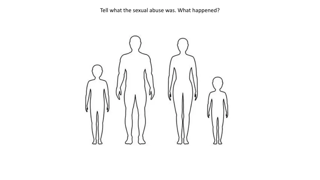 tell what the sexual abuse was what happened