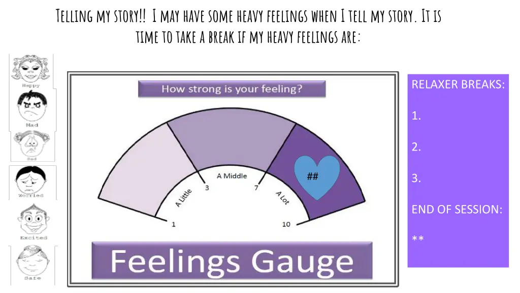 telling my story i may have some heavy feelings