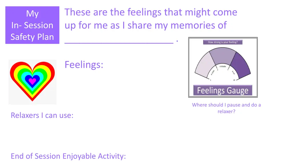 these are the feelings that might come