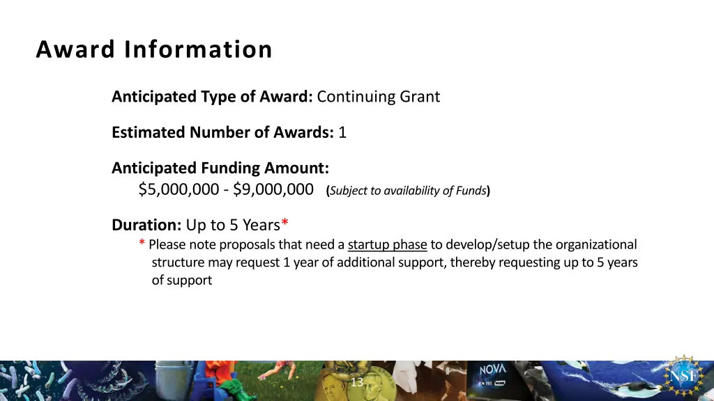 award information