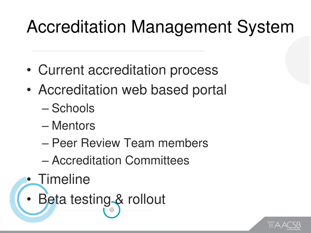 accreditation management system