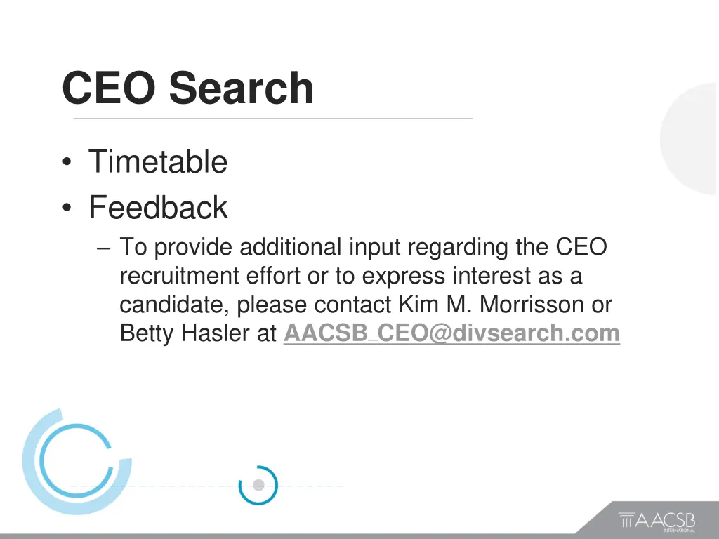 ceo search