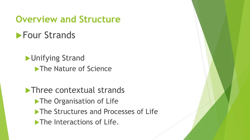 overview and structure