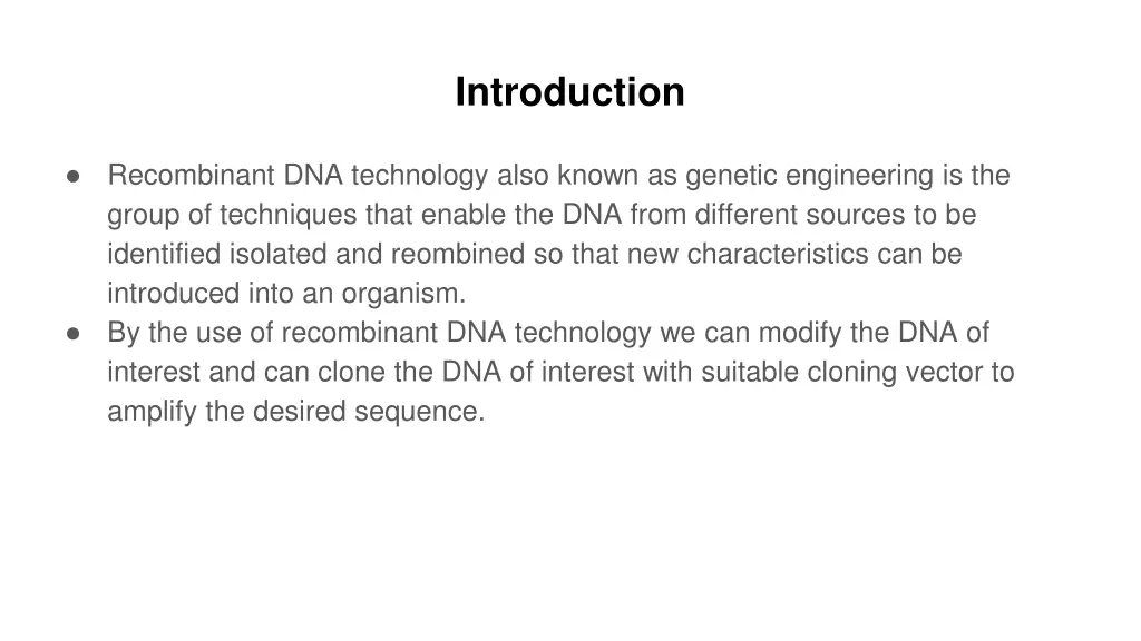 introduction