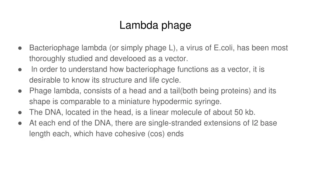 lambda phage
