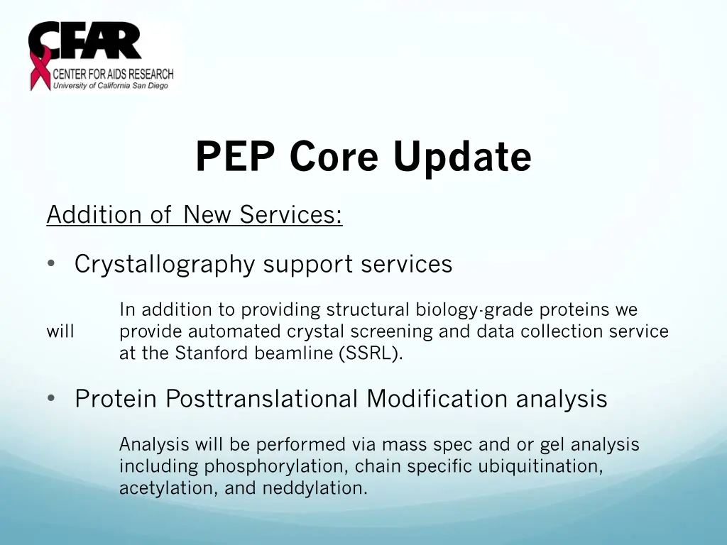 pep core update 1