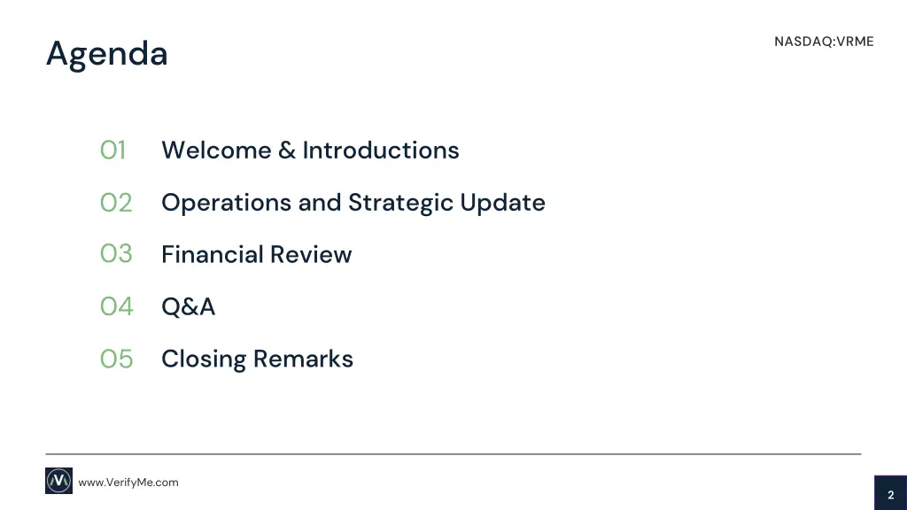 agenda